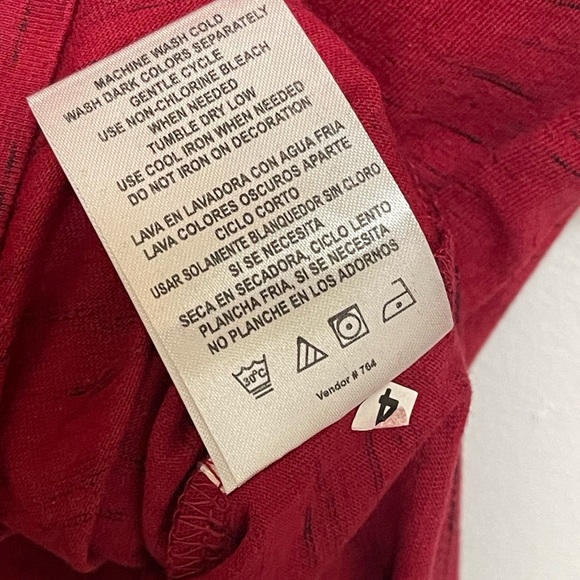 COMPANY EIGHTY ONE TRADEMARK SHIRT MENS LONG SLEEVE THUNDER RED COLOR SIZE LARGE - Picture 7 of 11